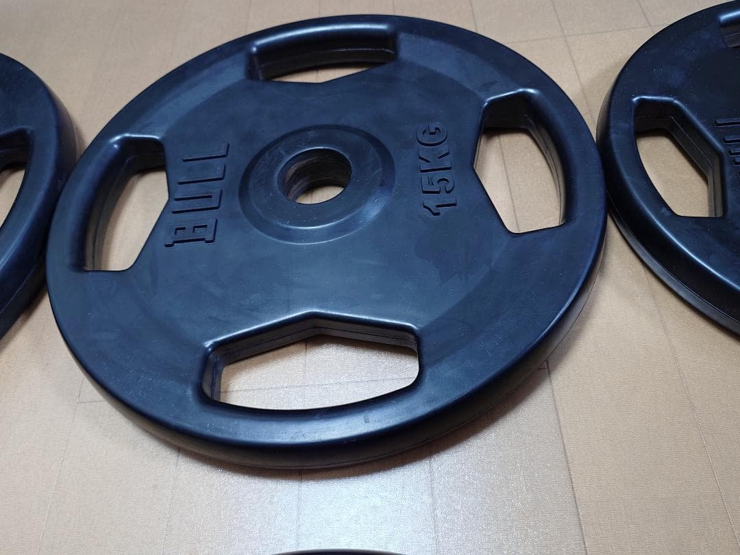 ② BULL ラバープレート　グリップホールディングタイプ フリーウエイト