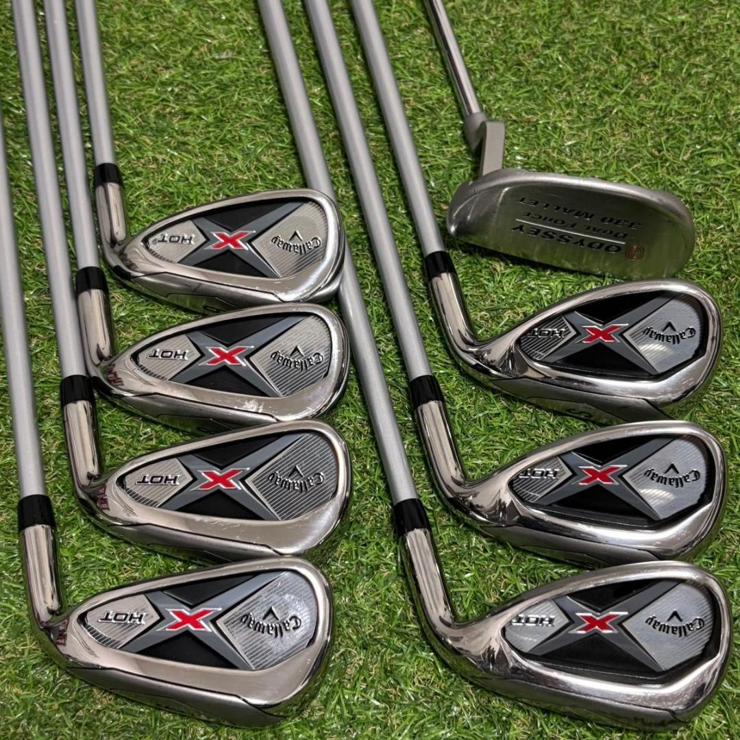 キャロウェイ Xホット 11本セット メンズゴルフ 初心者 入門 大人気モデル