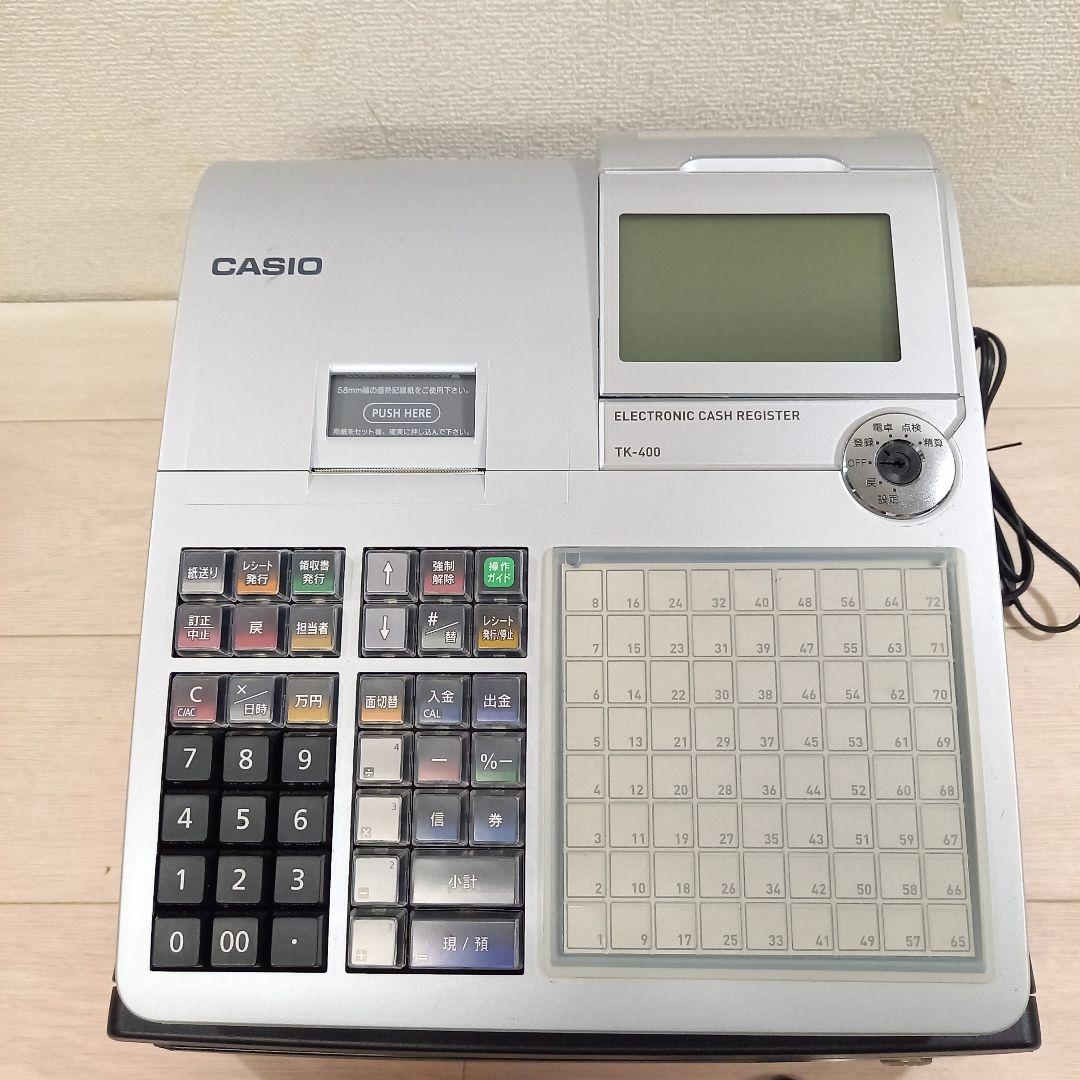 CASIO レジスター TK-400 カシオ ドロアキー欠品