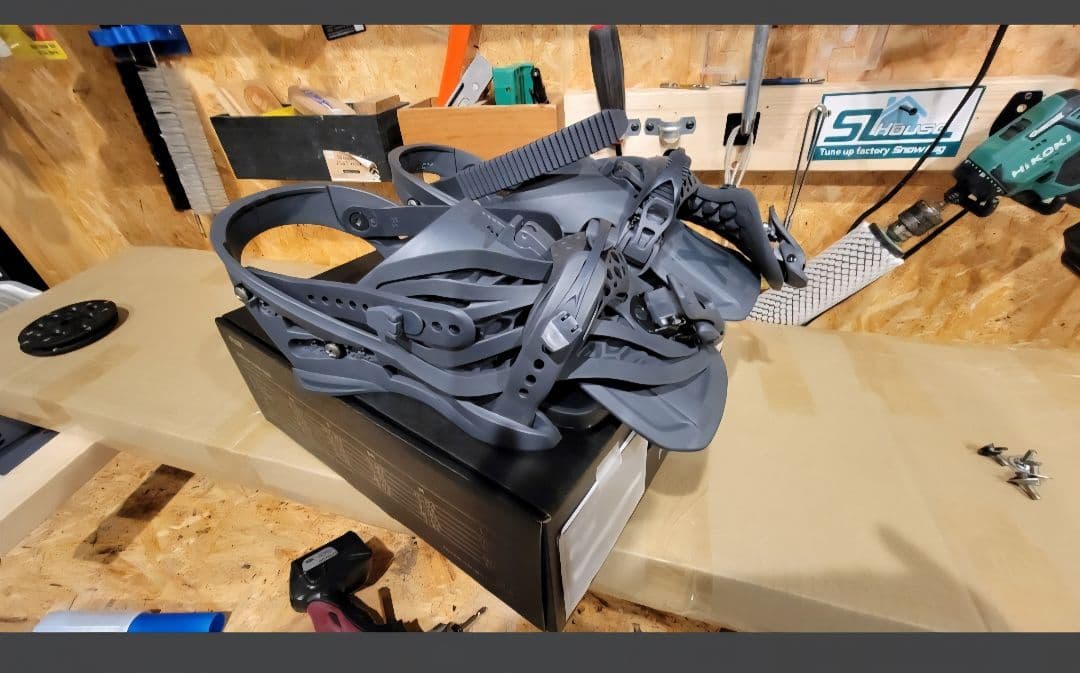 S*E様 FLUX XV スノーボードビンディング グレー