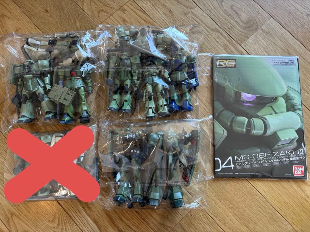 ガンプラ　HG RG 説明書付き9体セット