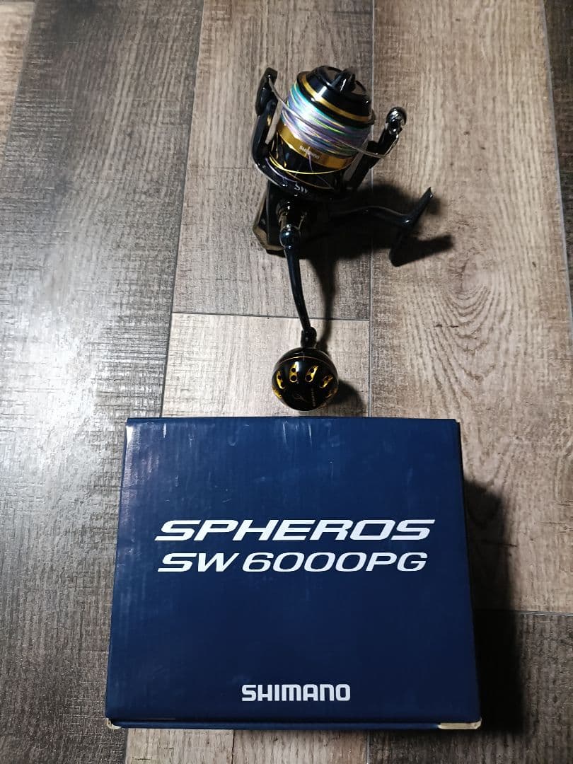（ほぼ未使用）　SHIMANO スフェロス SW 6000PG スピニングリール