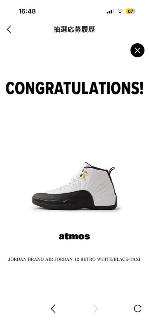 Air Jordan 12 ホワイト/ブラック 23