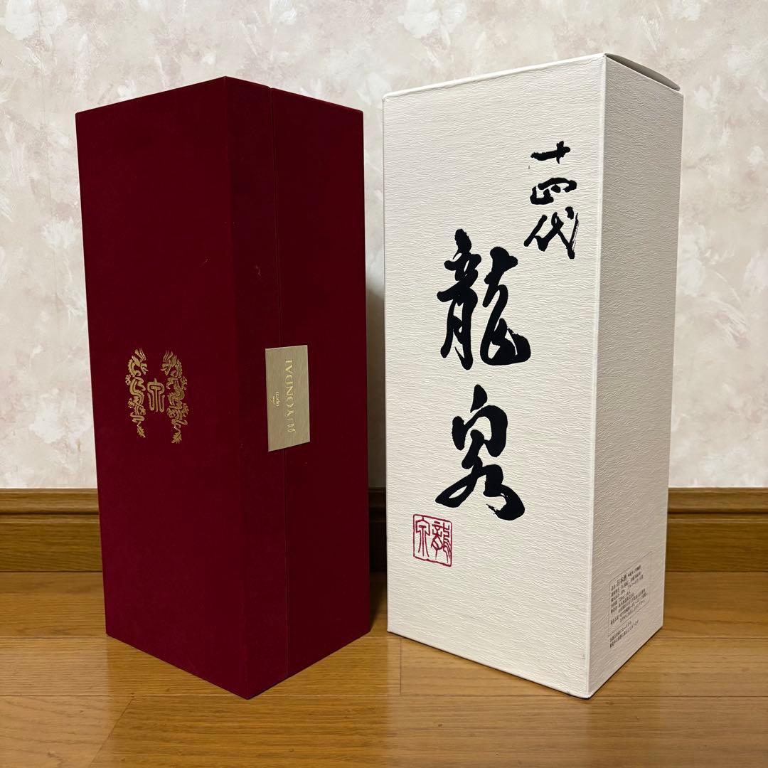 【空瓶】十四代 龍泉 720ml 2025年 化粧箱、外箱付き 未洗浄品