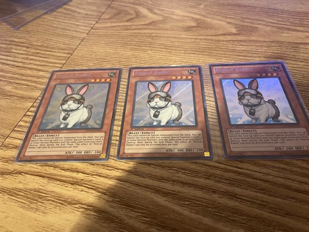 遊戯王　レスキューラビット　英語　シークレット　1st PHSW