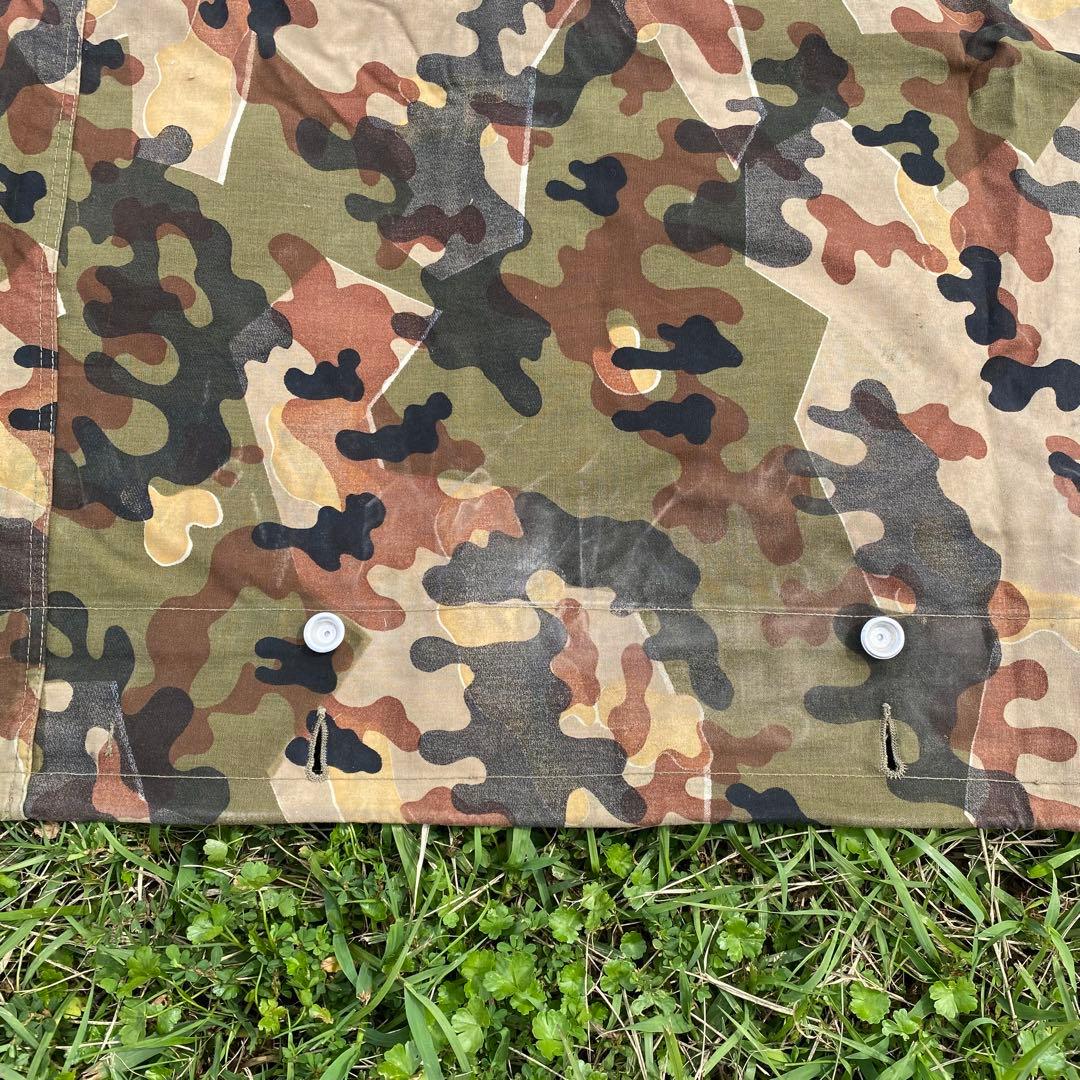 【超レア・美品】入手困難　ドイツ　軍幕　アメーバカモ　パップテント　ハーフ　１枚