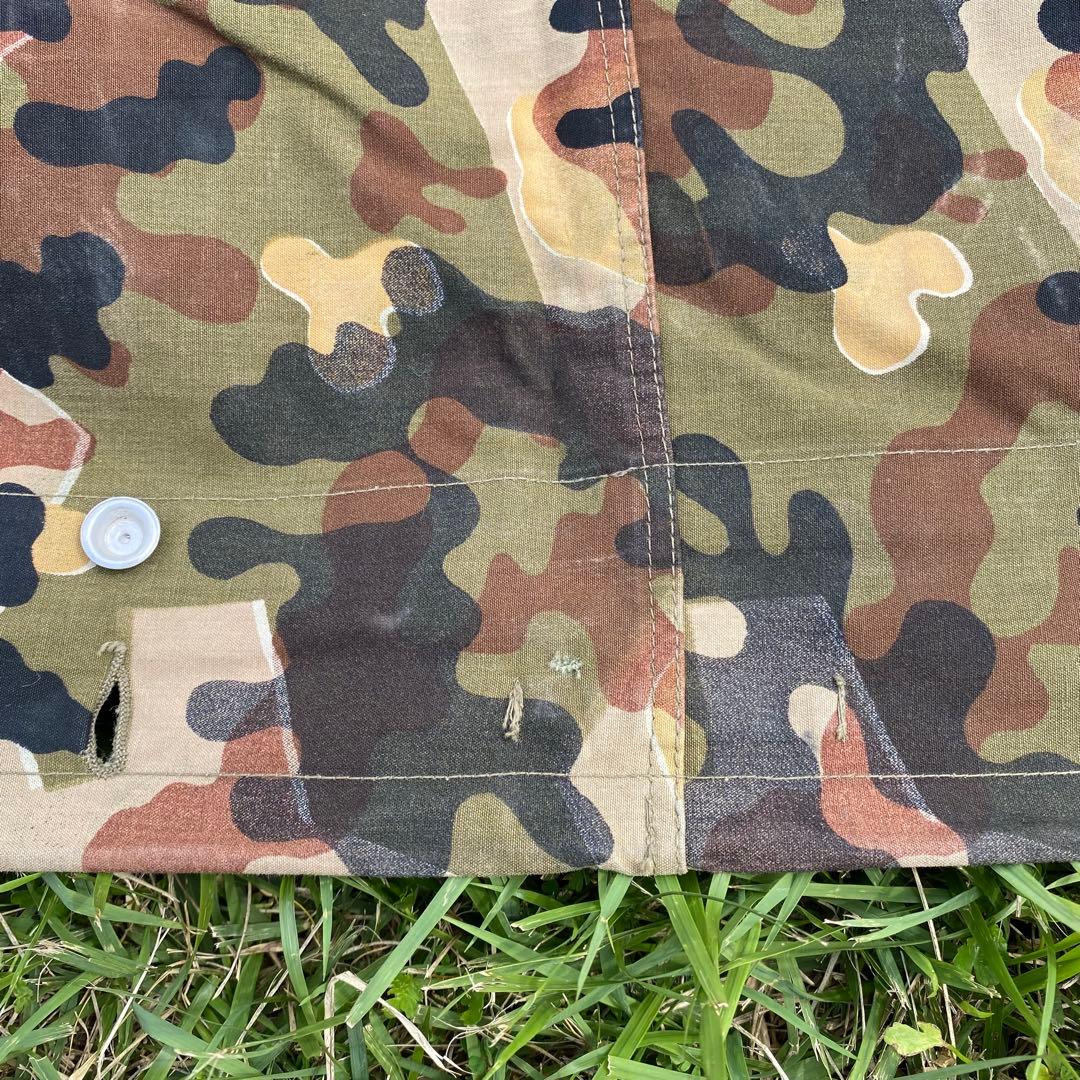 【超レア・美品】入手困難　ドイツ　軍幕　アメーバカモ　パップテント　ハーフ　１枚