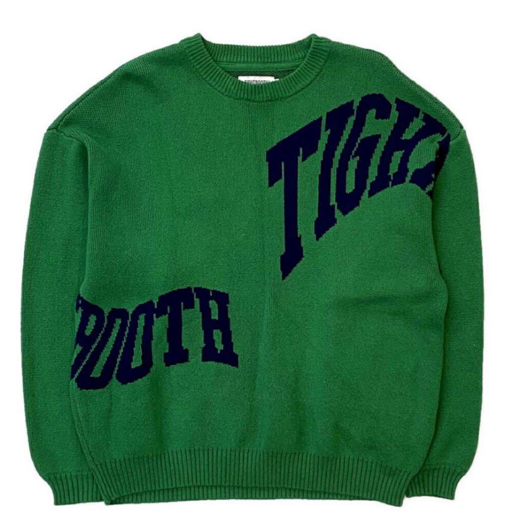 TBPR ⭐️ACID LOGO KNIT SWEATER グリーン　XLサイズ