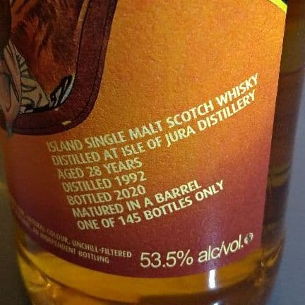 アイルオブジュラ　1992　28年　53.5％　700ml