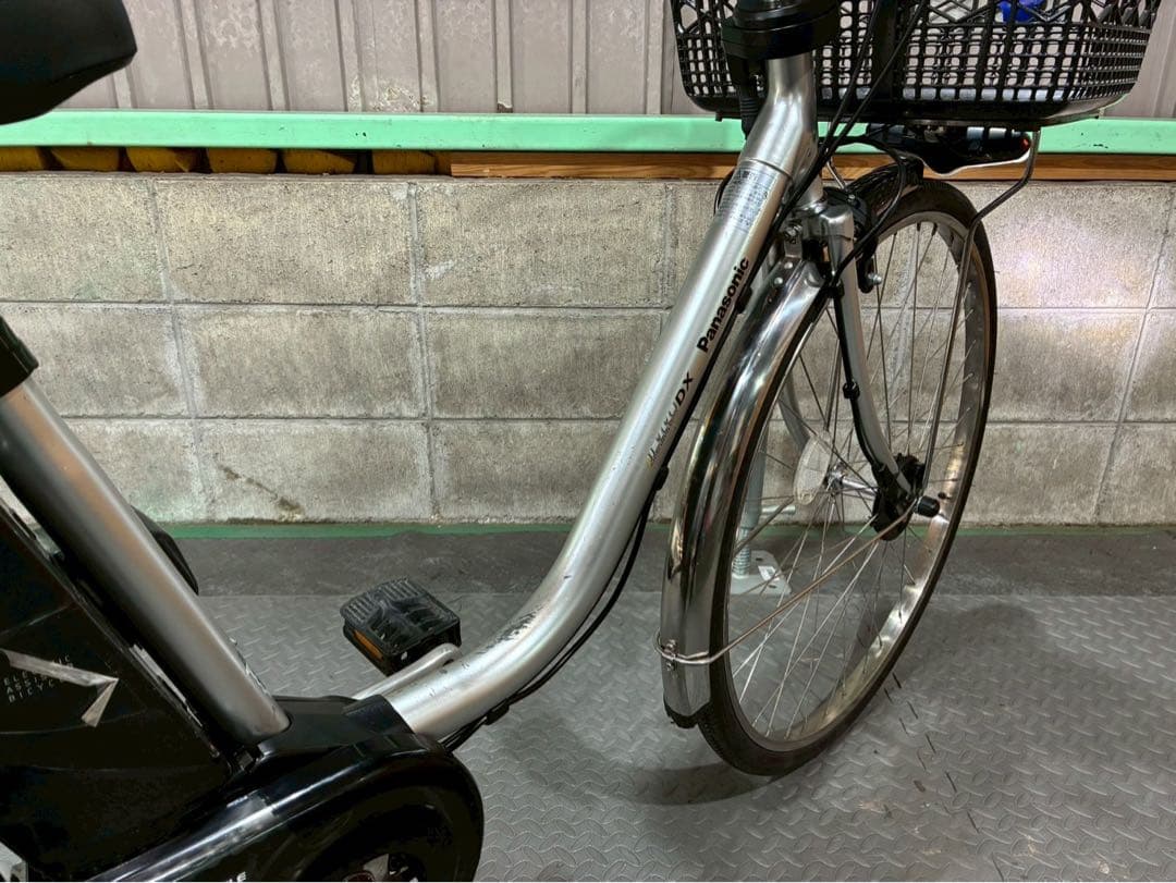 №8476 電動自転車　パナソニック　ビビDX 26インチ シルバー
