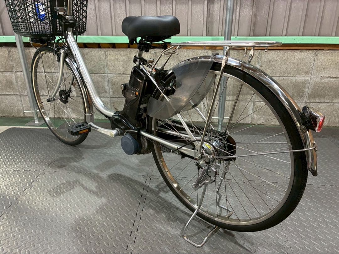 №8476 電動自転車　パナソニック　ビビDX 26インチ シルバー