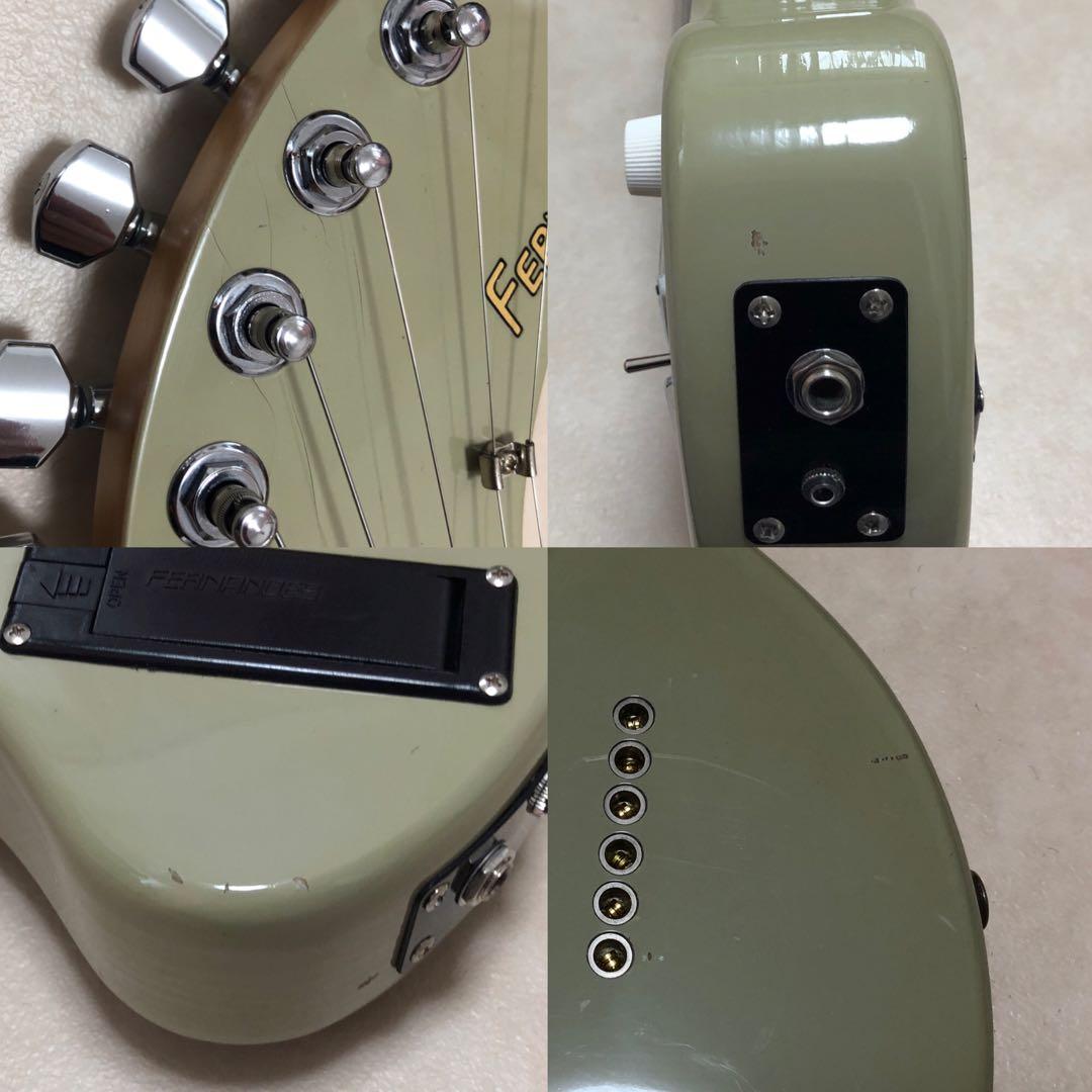 【美品】ZO-3 グレー アンプ内蔵ミニギター ディストーションSW付 ケース