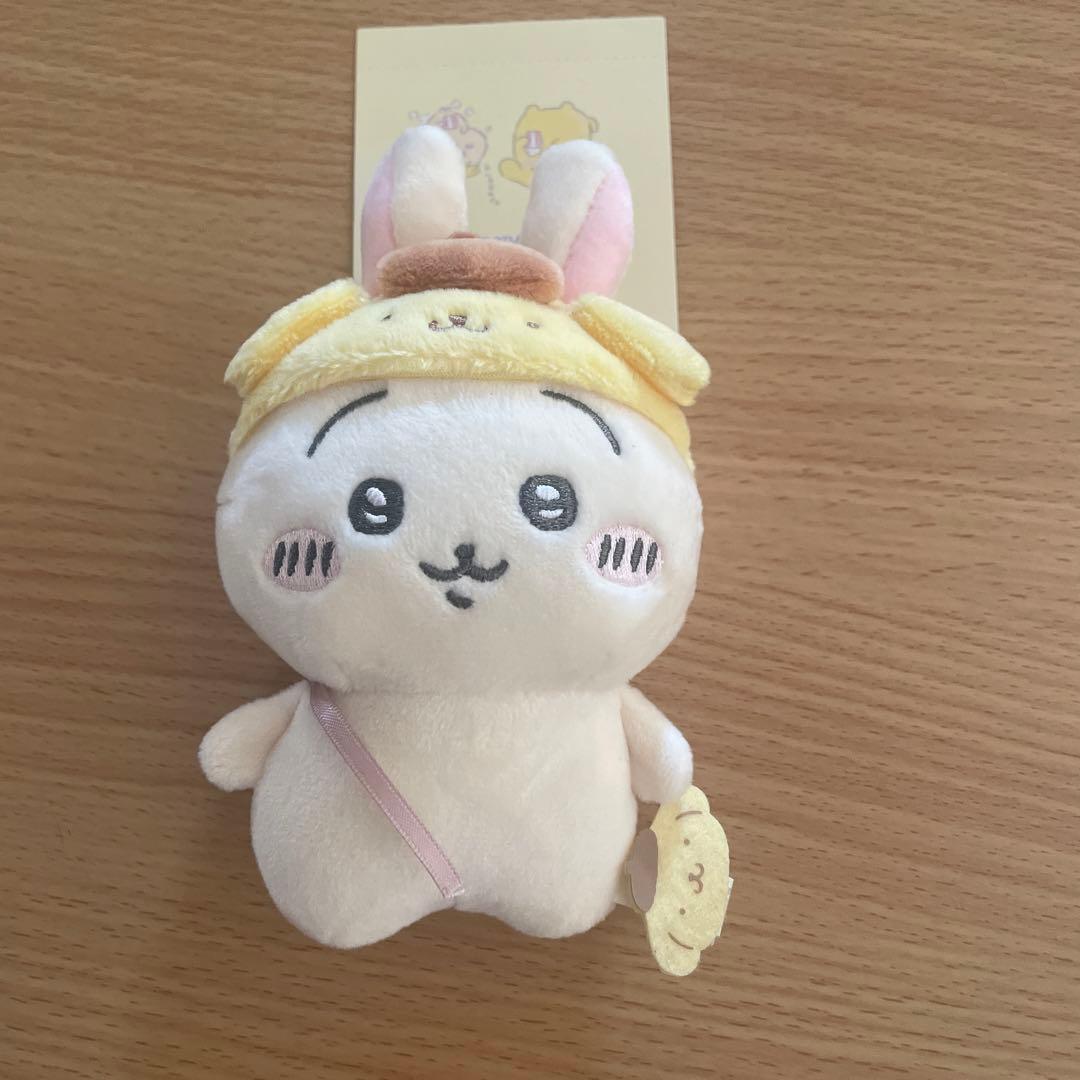 ★正規品　タグ付き　ちいかわ　うさぎ　ポムポムプリン　コラボ　キーホルダー