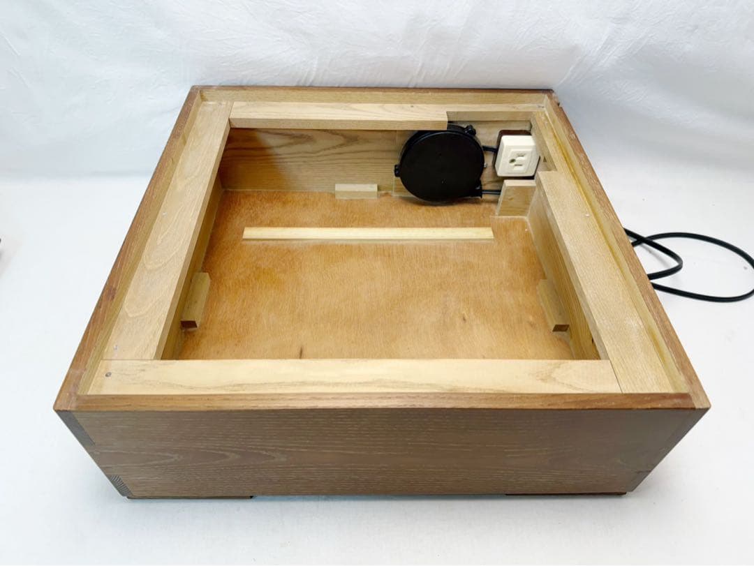 ほぼ未使用 茶道具 野々田式 女桑置炉L-904丸型熱板菊池政光造 阿弥陀堂釜