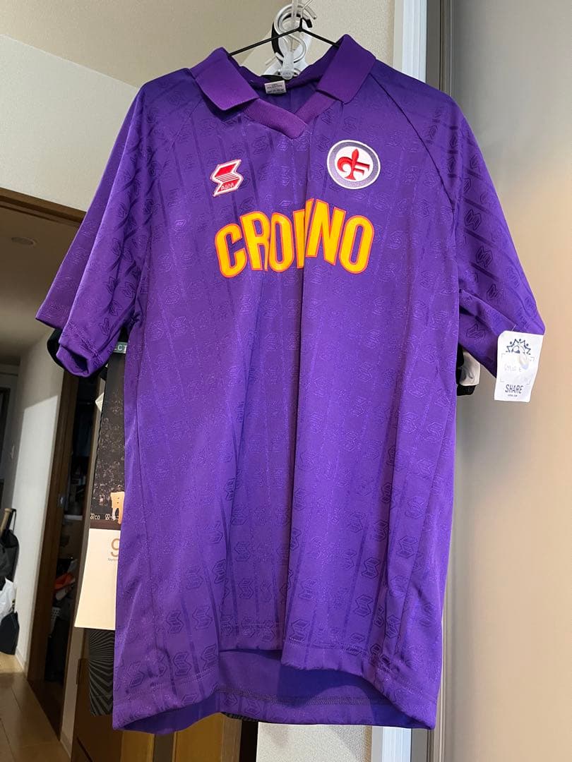 ロベルト・バッジョ、サイン入り フィオレンティーナ時代の直筆サイン入りユニホーム