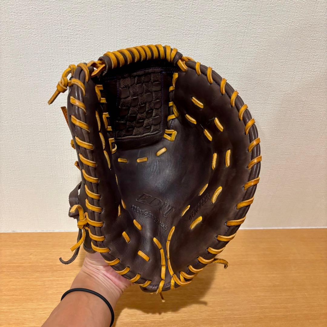 ファーストミット ワールドペガサス 軟式 美品 型抜群 即戦力 軟式グローブ