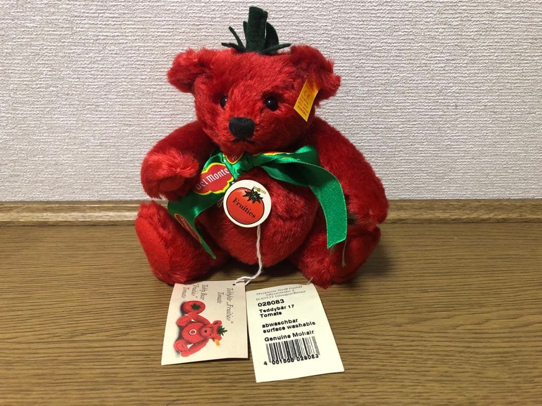 超レア❗️ 限定200体　テディベア　トマト　デルモンテ　シュタイフ