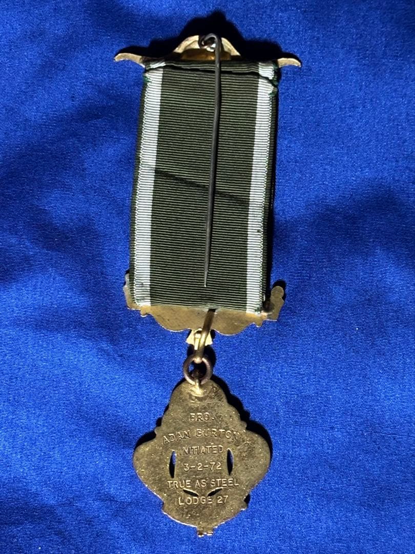 ★極美 フリーメイソン 英国総本山 グランドロッジ 実物記章 当時物 オリジナル