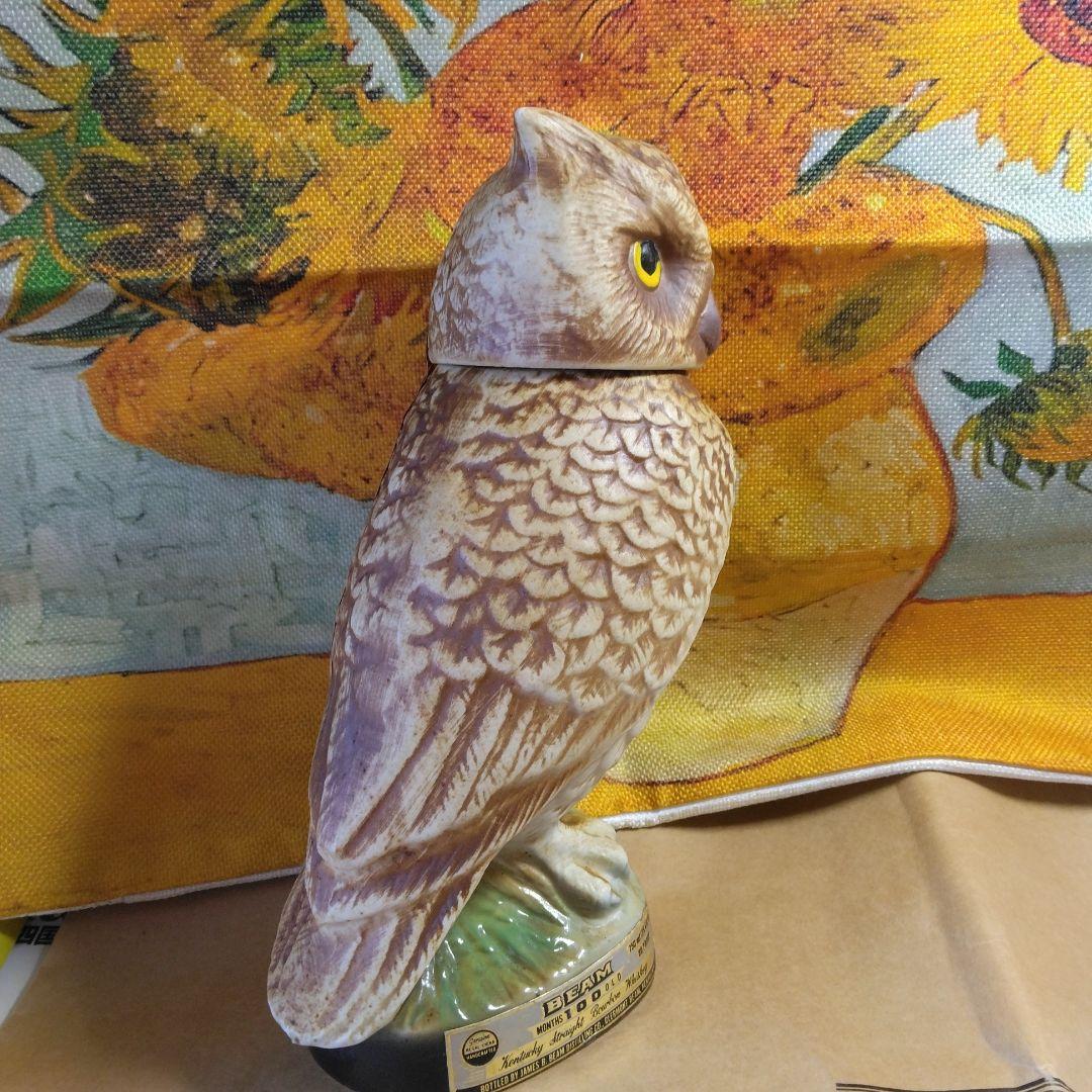 ☆BEAM　フクロウ型ウイスキー特級 （陶器製)