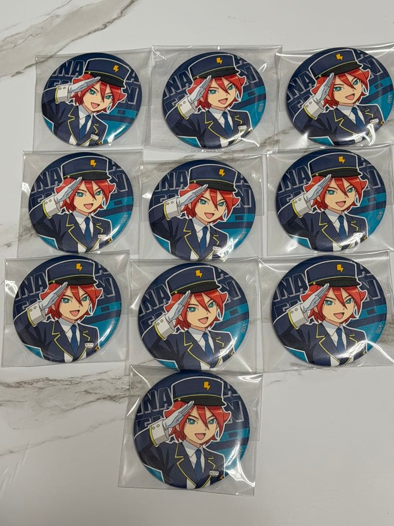 イナズマイレブン　基山ヒロト　基山タツヤ　缶バッジ