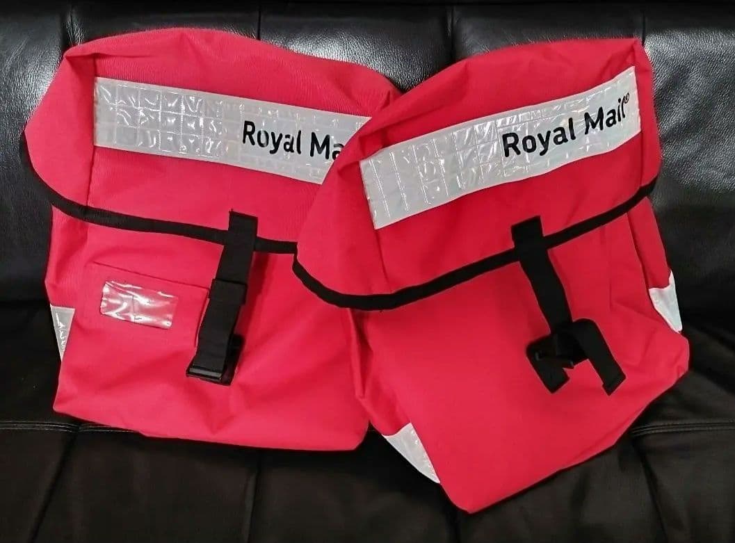  Mail イギリス 英国 メッセンジャーバッグ 赤 リフレクター