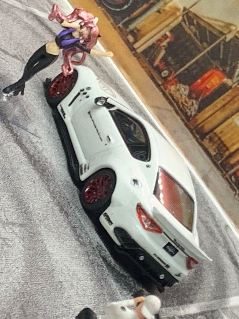 1/64 LBWK マセラティグランツーリスモ　ホワイトラスト1台