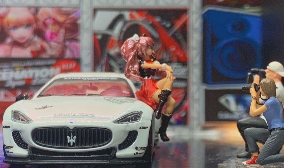 1/64 LBWK マセラティグランツーリスモ　ホワイトラスト1台