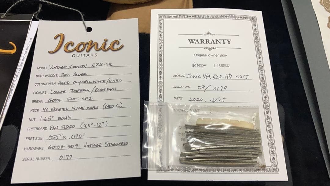 ギター iconic guitars Vintage Modern 62S HR