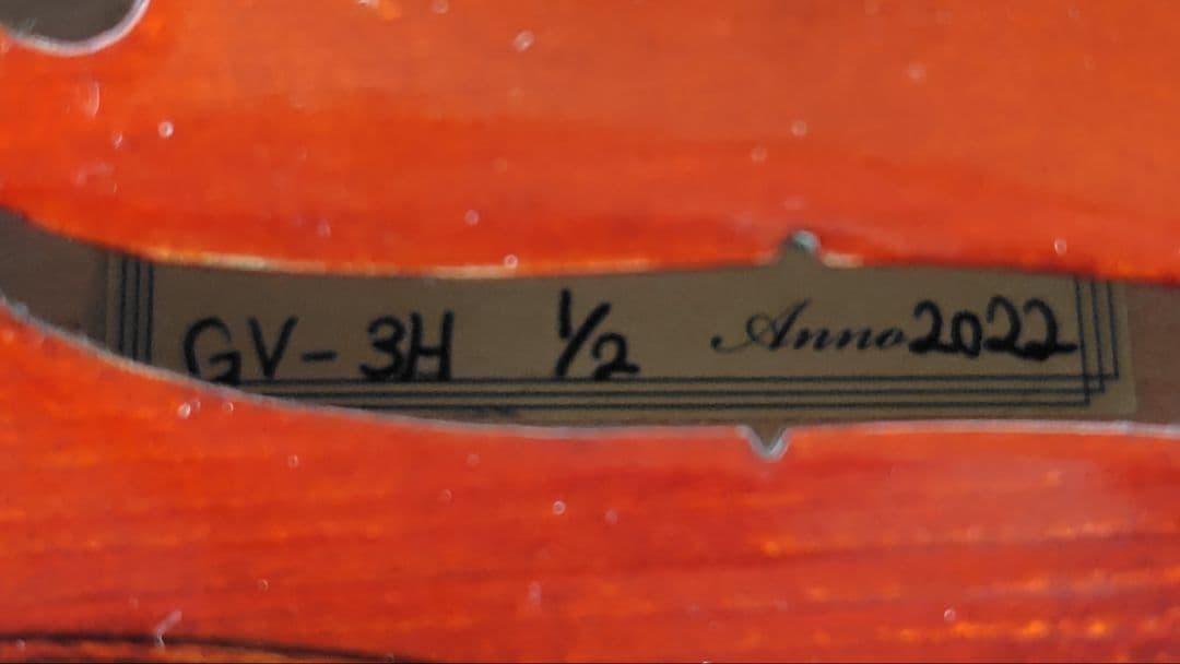 1/2バイオリン GRAZIOSO GV-3H・弓・ケース付き