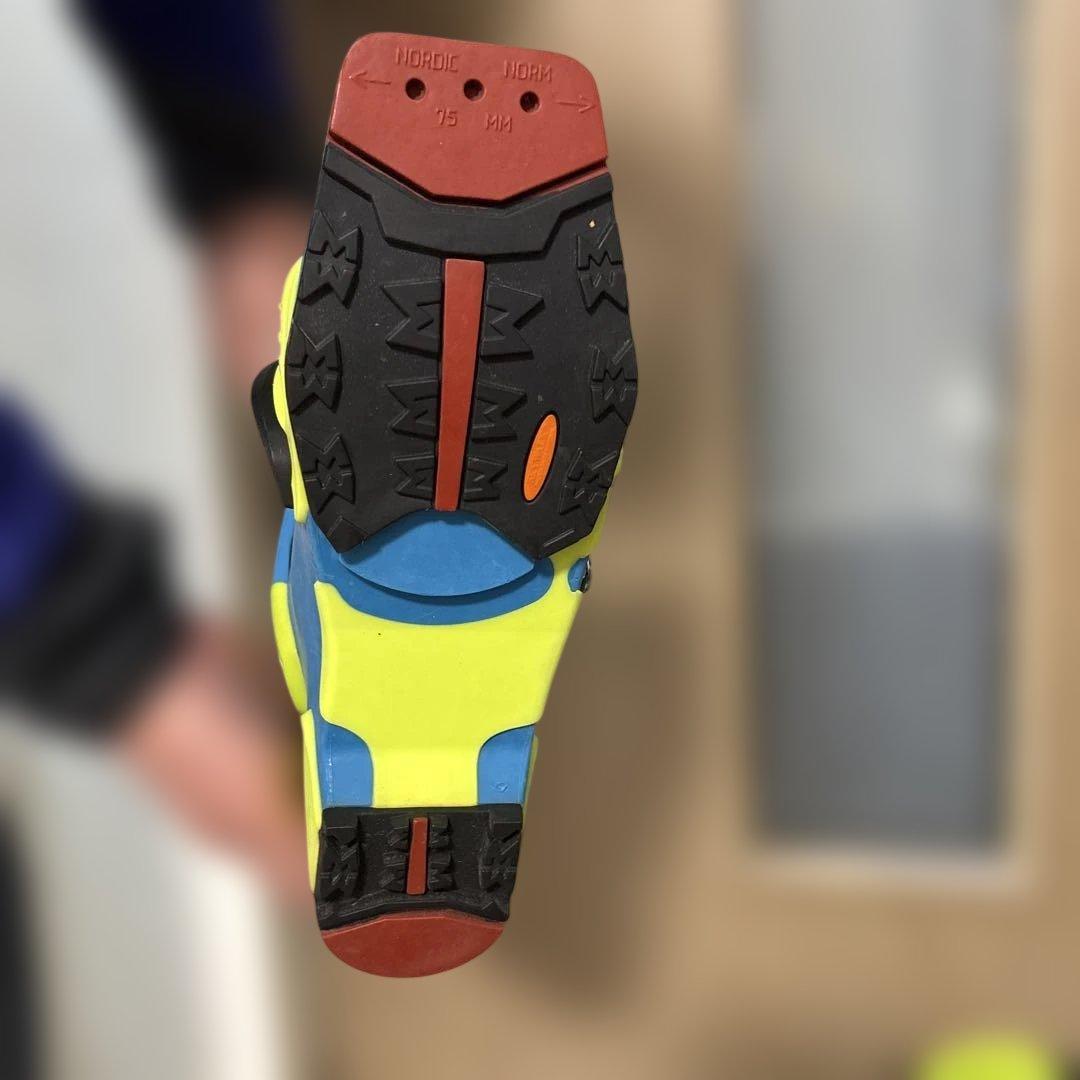 SCOTT スキー ブーツ 青/黄 テレマークブーツ