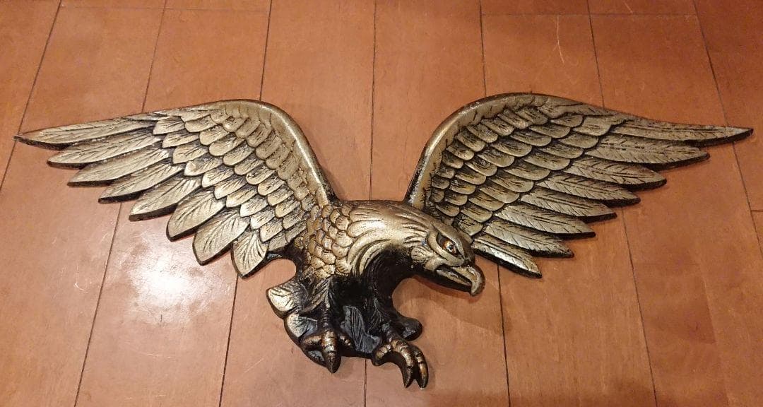 激レア 特大 94cm イーグル 鷲 レリーフ 壁掛け ビンテージ デコトラにも