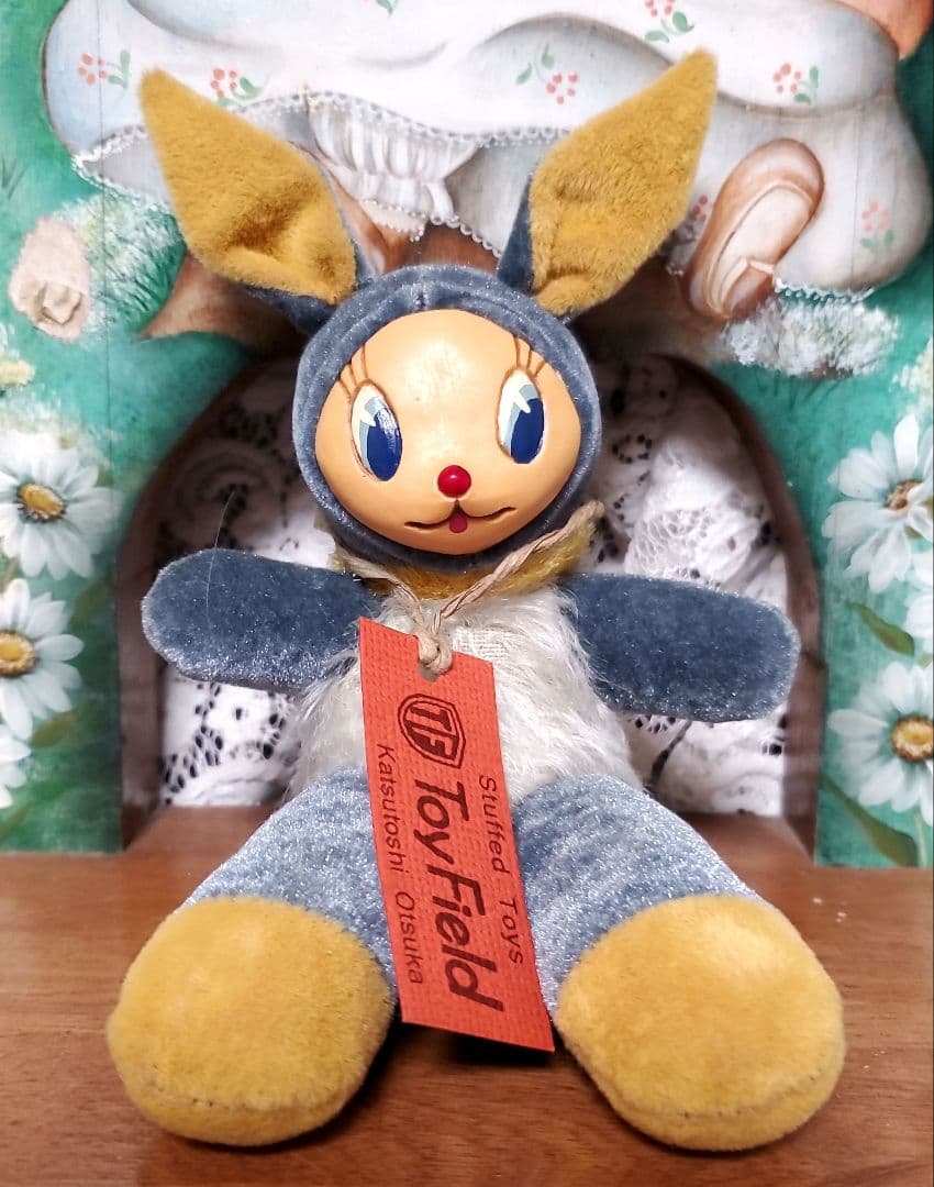 2001年制作Pocket Face-Kunブルーうさぎ 大塚勝俊ハンドメイド