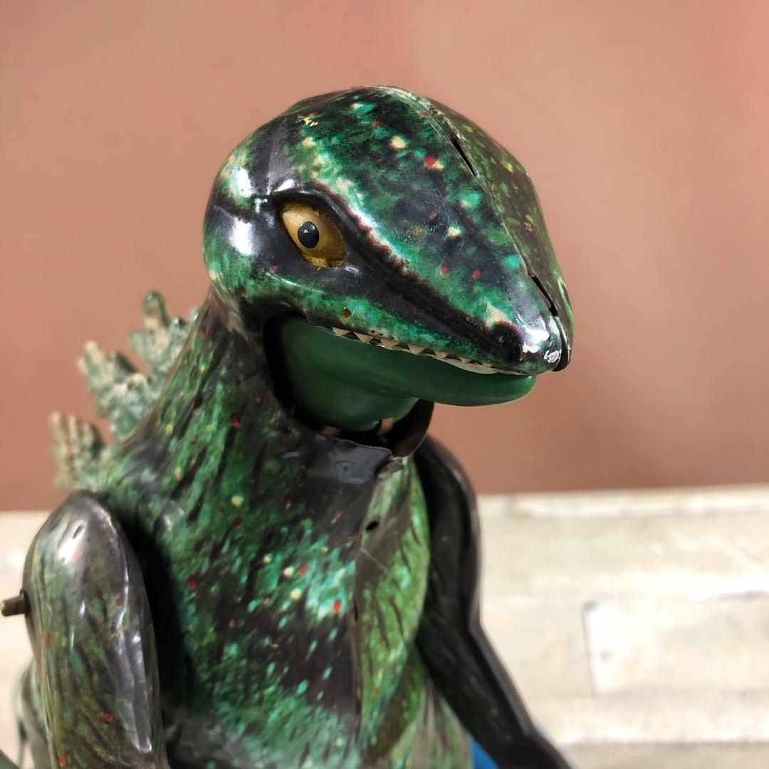 ロ*ン様 ゴジラ GODZILLA マルサ　1960年　ブリキ製　作動不可　早い