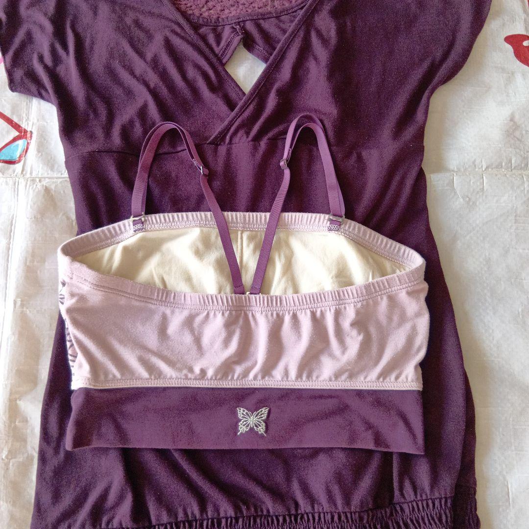 レア★チャコットChacott★トップスパンツチューブトップヨガウェア3点セット