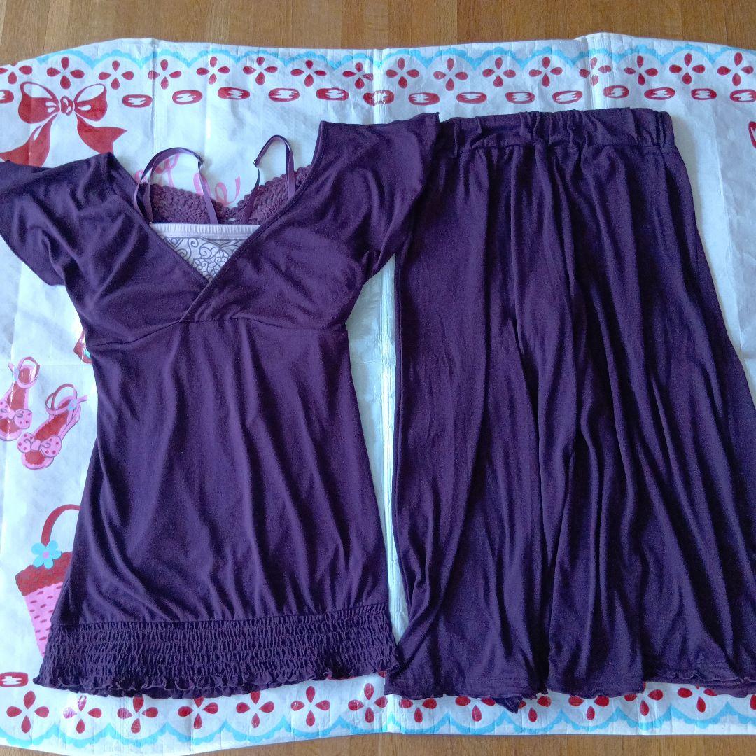 レア★チャコットChacott★トップスパンツチューブトップヨガウェア3点セット