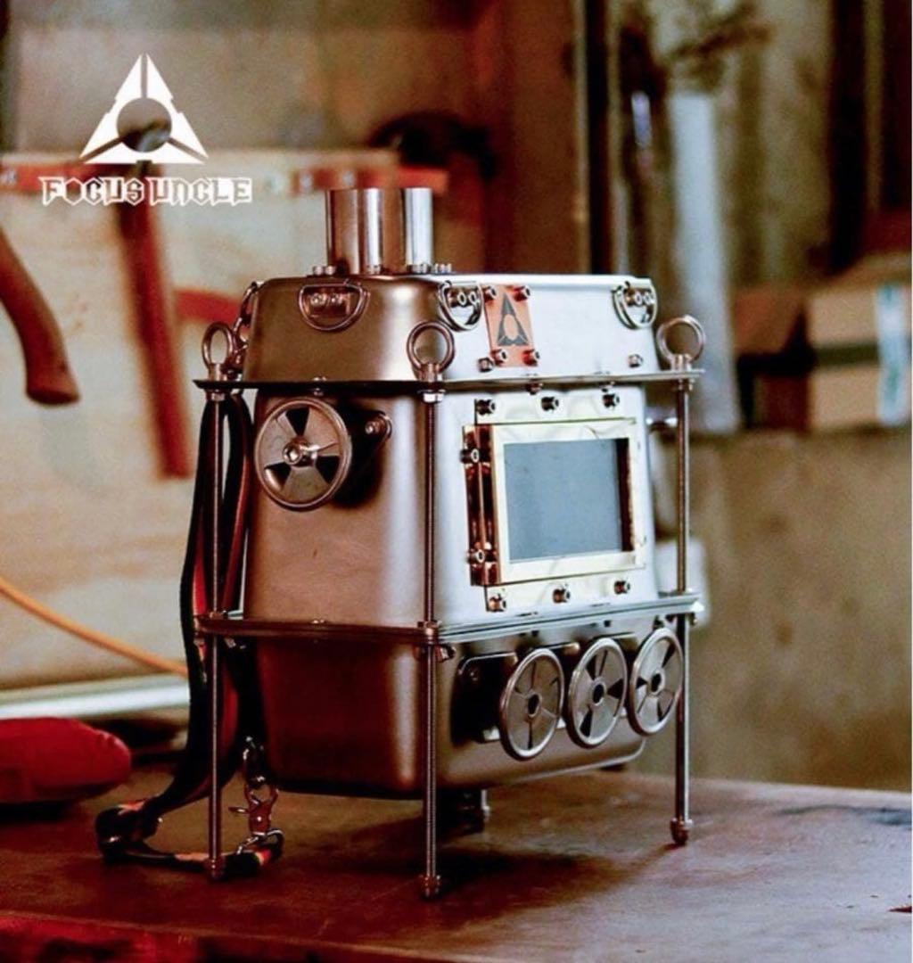 クラファンで1443%達成したFOCUS UNCLE 社 ステンレス製薪ストーブ