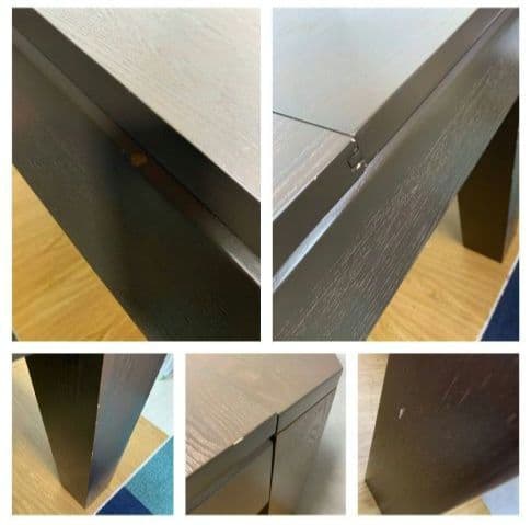 ボードゲームテーブル ダークブラウン 大きめ