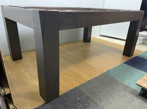 ボードゲームテーブル ダークブラウン 大きめ