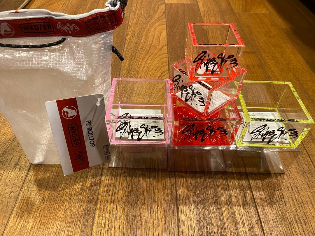 Asimocrafts × SAKESKIE スタッキング酒枡& 1合枡×2個