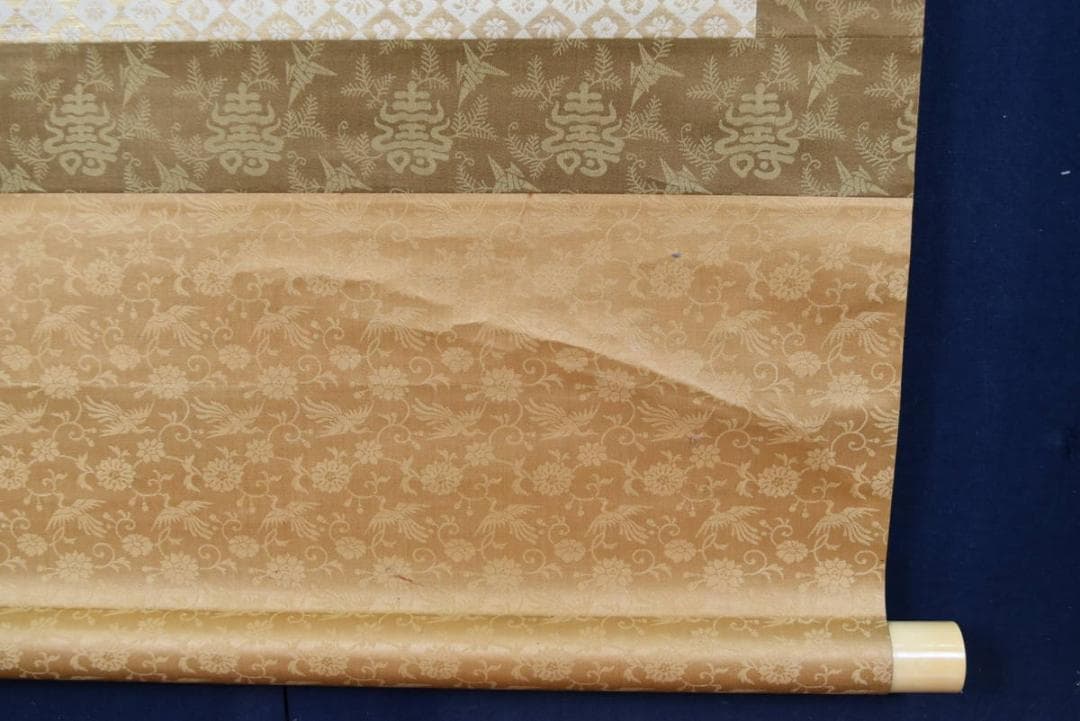 【真作】雲渓/海浜群鶴図/掛軸/名家伝来/AA-608