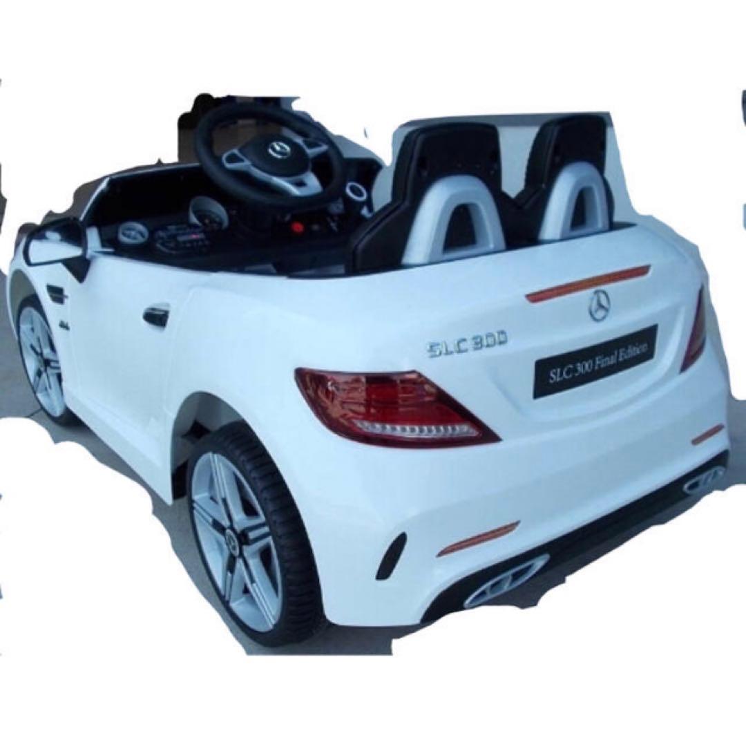 乗用ラジコン　ベンツ　SLC　白　完成車で発送　乗用玩具　おもちゃ