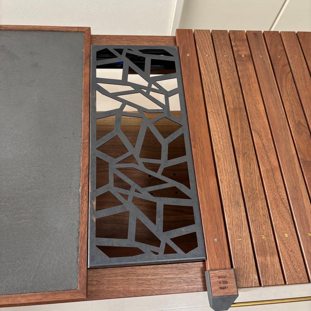 ひーろWHAT WE WANT エクステンションテーブル6点ウォールナット