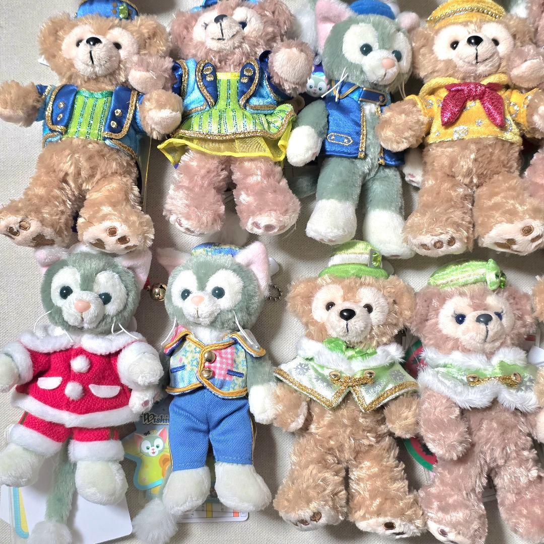 ダッフィー シェリーメイ ジェラトーニ ぬいぐるみバッジ まとめ売り 23体