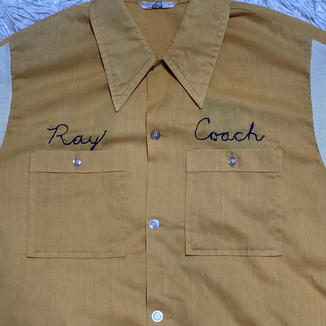 60s NAT NAST ボーリングシャツ サイズ フリー ヴィンテージ