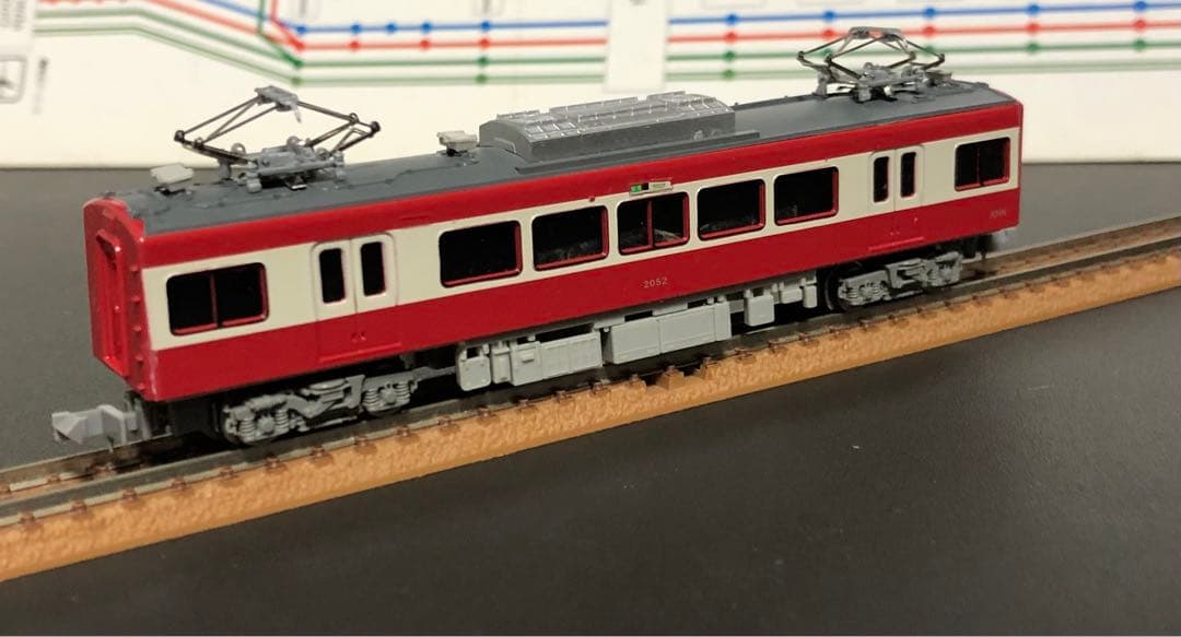 管理番号1635 京急2000形2扉車Nゲージ塗装キット素人組立品4両