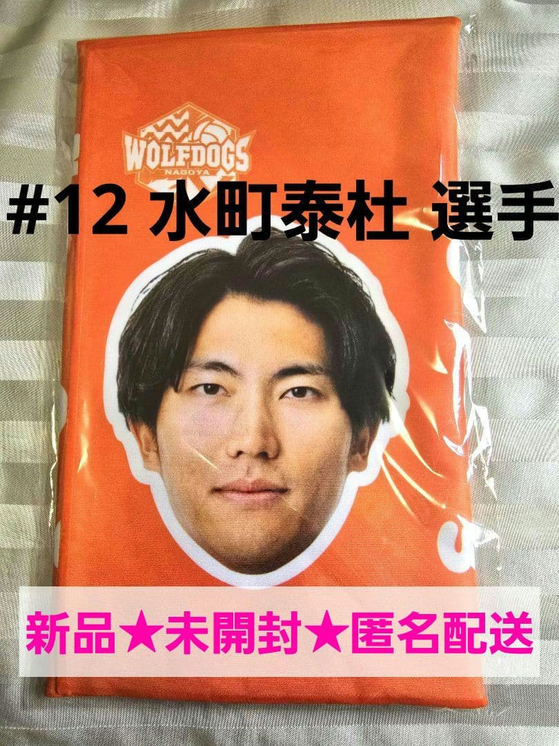 新品★ウルフドッグス名古屋25-26 ピックアップ選手フォトタオル 水町泰杜選手