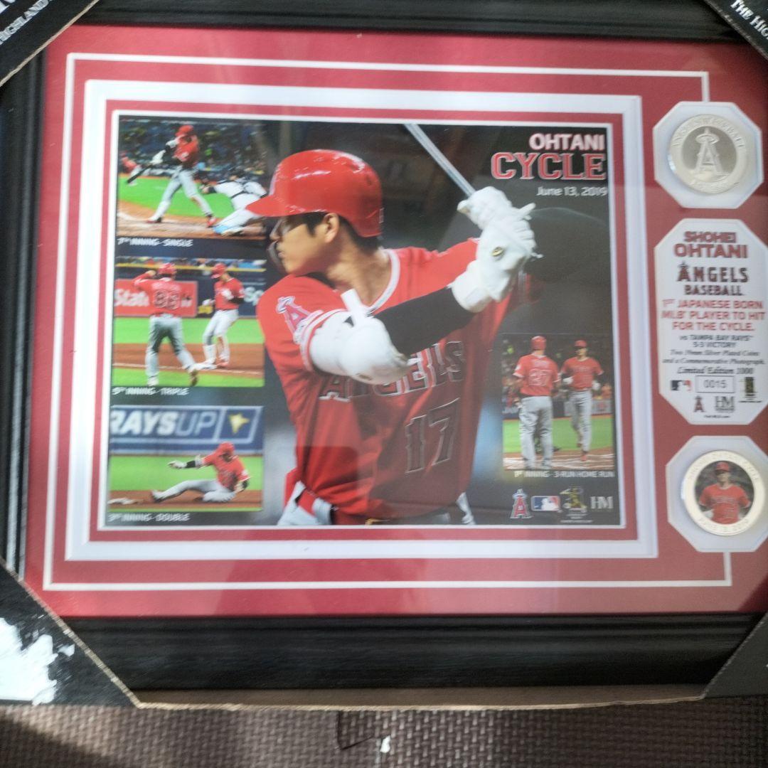 2019年大谷翔平MLB日本人初サイクルヒットフォトミント　1000枚の15番目