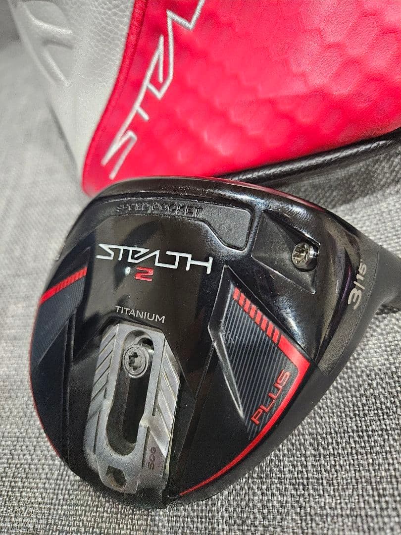 テーラーメイドステルス 2 プラス3w ヘッドのみ　ヘッドカバー付き