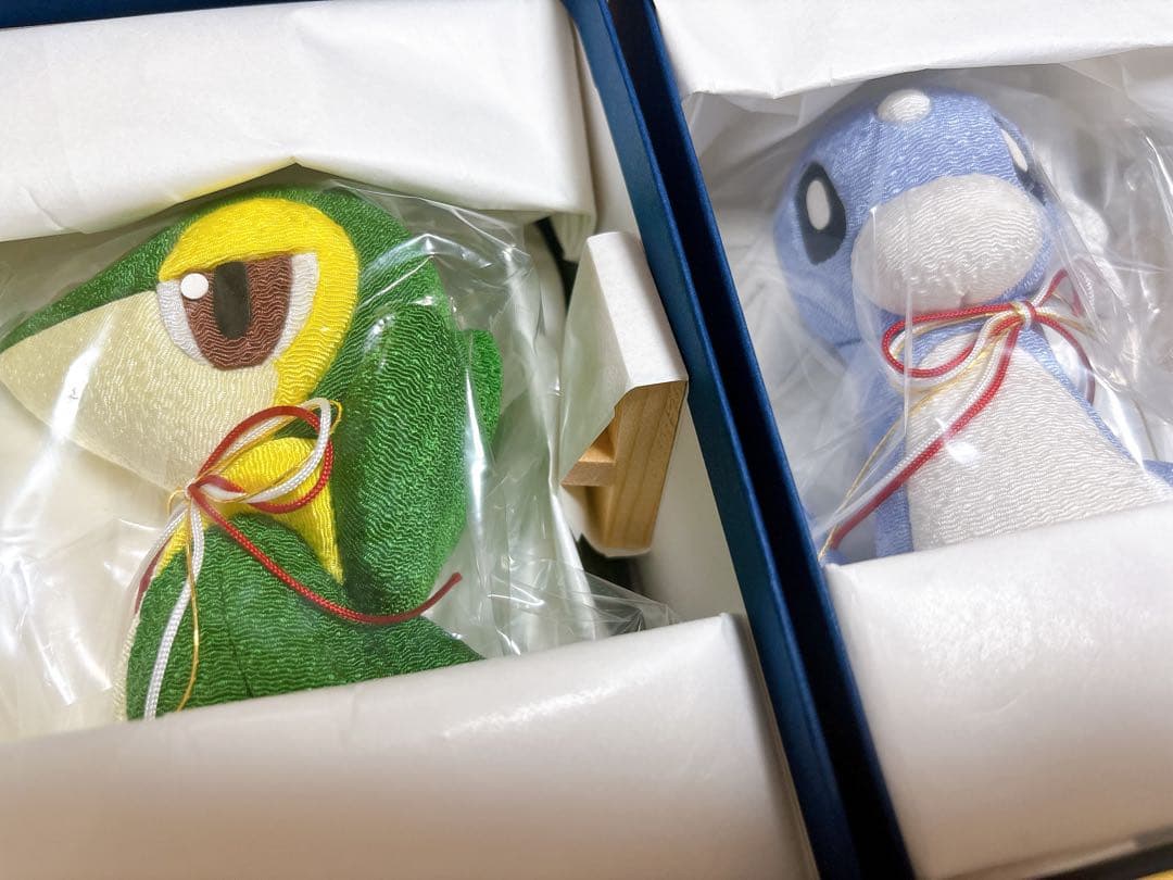 江戸木目込人形 ミニリュウ ツタージャ 真多呂人形 ポケモン ポケットモンスター