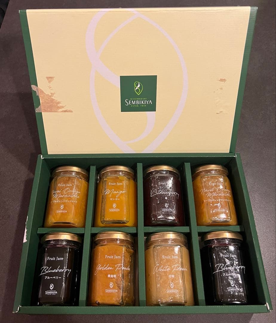 千疋屋 フルーツジャム８瓶入り
